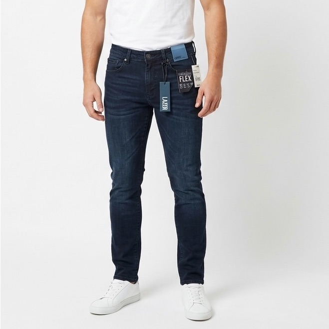 Lazer Black Rinse 31x30 Straight Fit Stretch Jeans Mens Nwt New